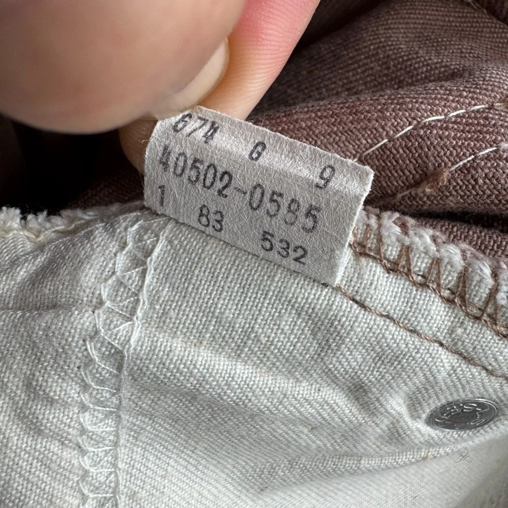 Vintage Levis Jeans Mens 34x32 (Fits 32x31) White Tab 501 Straight 80s USA
